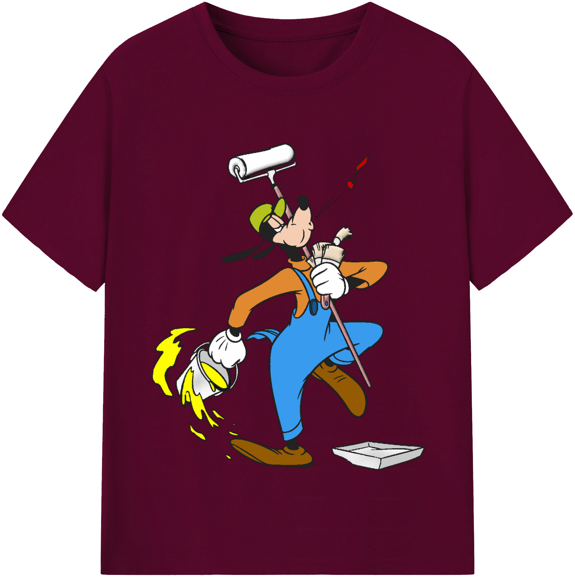 （画像用） ミッキーマウス Mickey Mouse レディースカジュアルプリントTシャツ（綿100％）